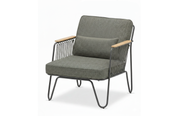 Крісло (з подушками) LAGOM RIVA Lm 49G / ANTHRACITE