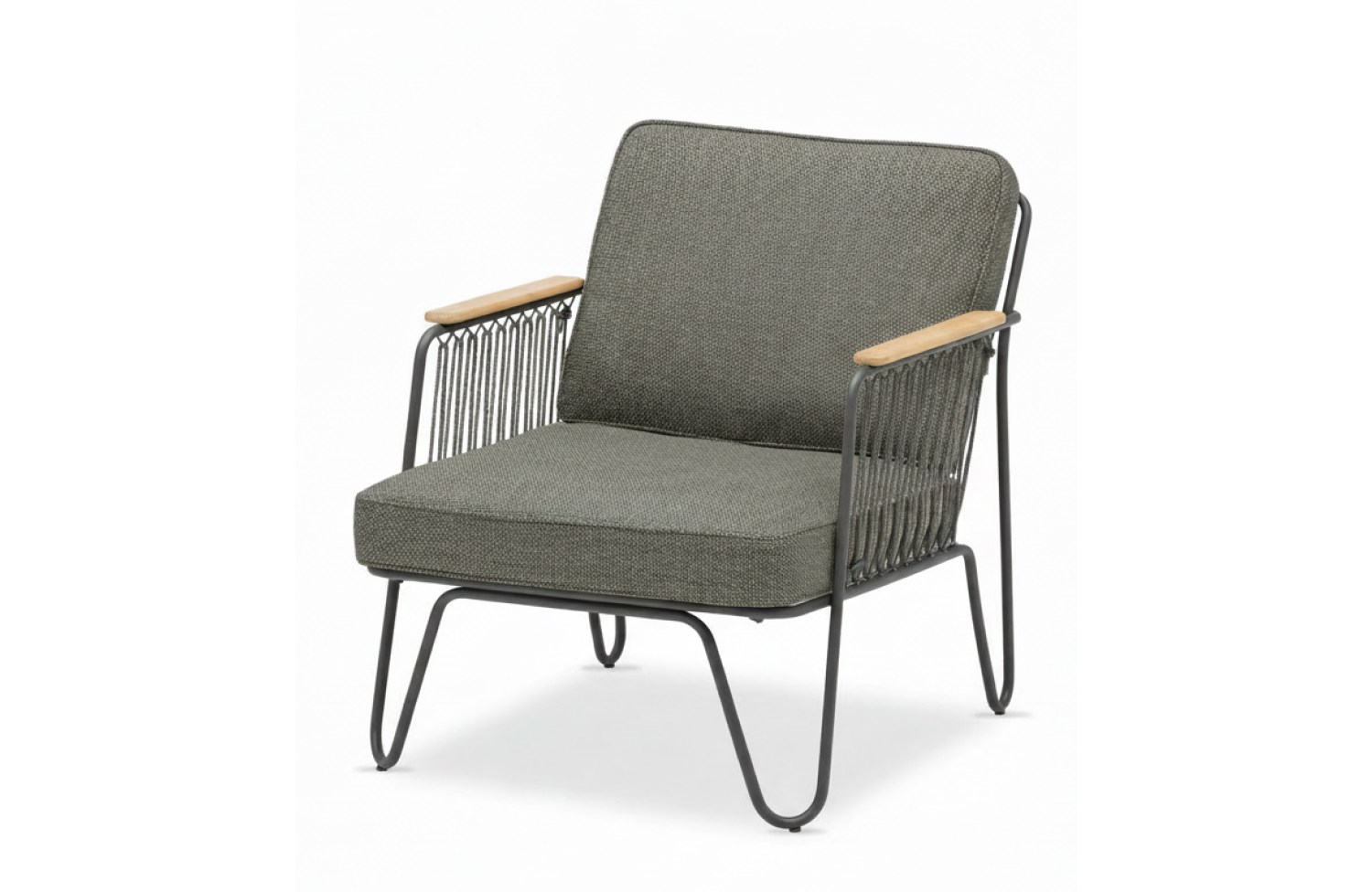 Крісло (з подушками) LAGOM RIVA Lm 49G / ANTHRACITE