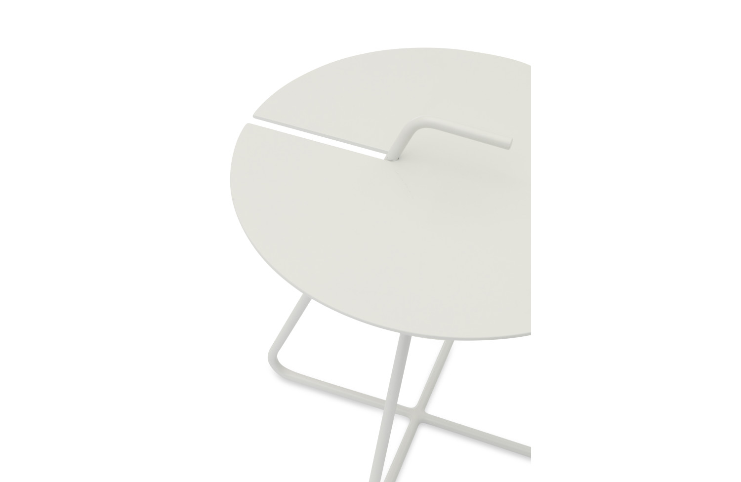 Кутовий Столик круглий (алюм) д.44 LAGOM HOOK Lm 61T / TAUPE