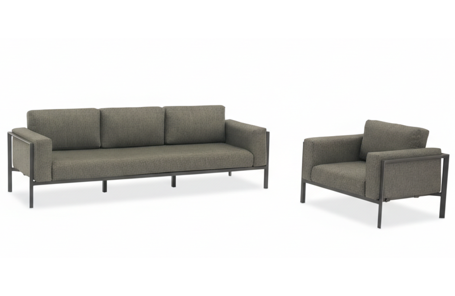 Диван 3-місний (з подушками) LAGOM REEF Lm 59G / ANTHRACITE