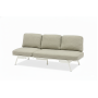 Диван для відпочинку на балконі (з подушками) + чохол (201x82x33cm) LAGOM SUNSET Lm 26T / TAUPE
