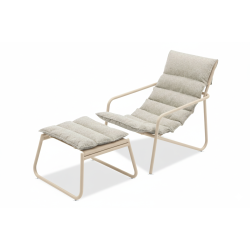 Набір для балкона: Крісло (з подушкою) + пуф (без подушки) / LAGOM COAST Lm 29T+30T / TAUPE