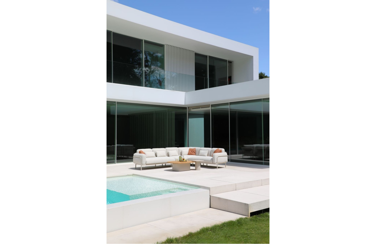 Центральна частина (з подушками) LAGOM CORAL Lm 73R / BURGUNDY