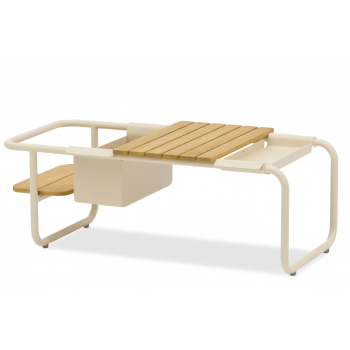 Багатофункціональний кавовий столик 83*46 LAGOM SUNSEТ Lm 27T / TAUPE