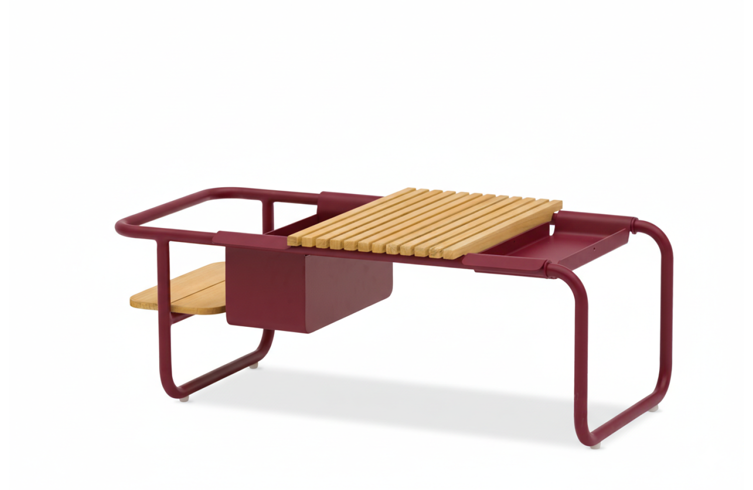 Багатофункціональний кавовий столик 83*46 LAGOM SUNSET Lm 27R / BURGUNDY