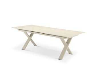 Обідній стіл прямокутний (розкладний 180-240 cm) LAGOM ALBATROS Lm 87T / TAUPE
