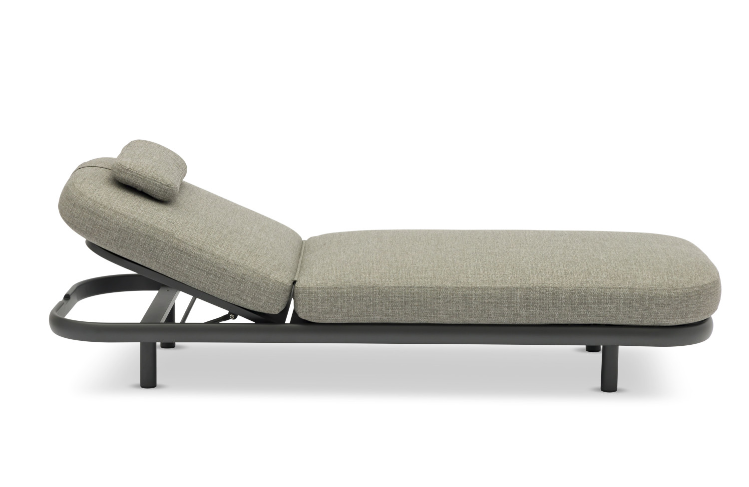 Шезлонг з кутовим столиком (з подушками) LAGOM CLOUD Lm 90G / ANTHRACITE