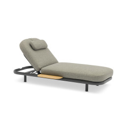 Шезлонг з кутовим столиком (з подушками) LAGOM CLOUD Lm 90G / ANTHRACITE