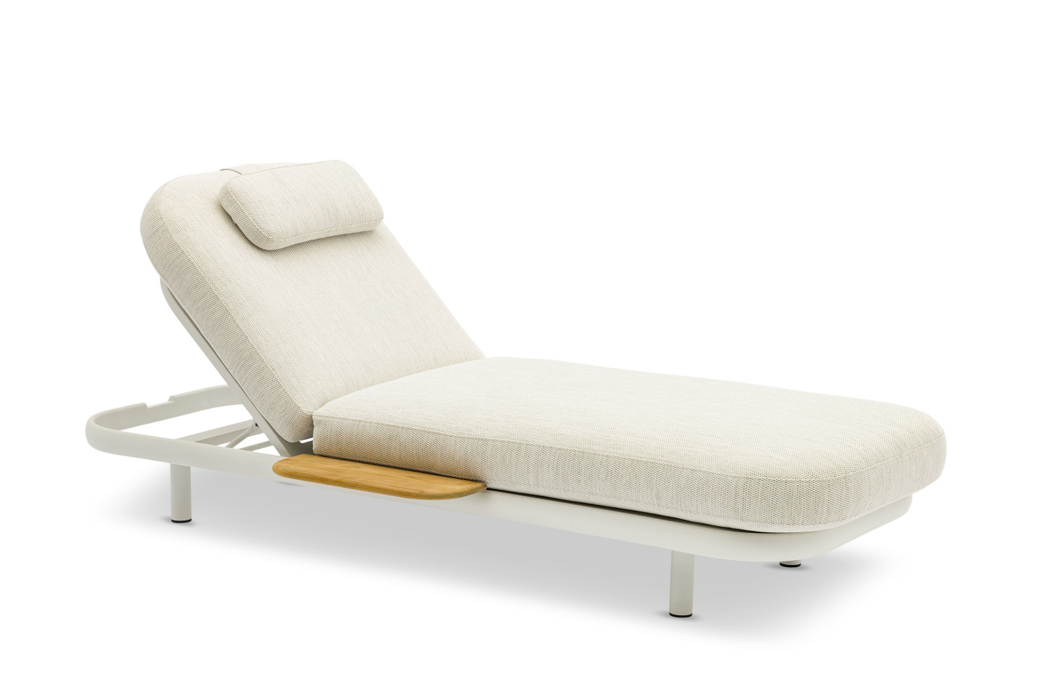 Шезлонг з кутовим столиком (з подушками) LAGOM CLOUD Lm 90T / TAUPE