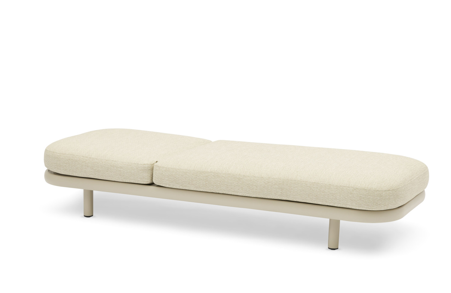 Шезлонг з кутовим столиком (з подушками) LAGOM CLOUD Lm 90T / TAUPE