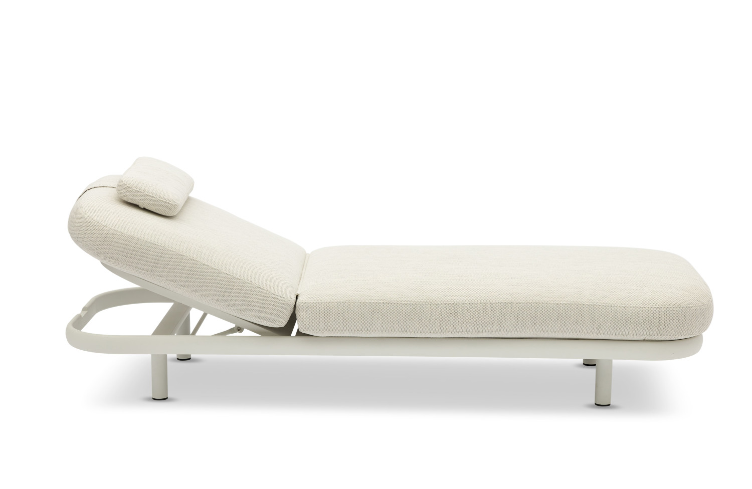 Шезлонг з кутовим столиком (з подушками) LAGOM CLOUD Lm 90T / TAUPE