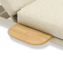 Шезлонг з кутовим столиком (з подушками) LAGOM CLOUD Lm 90T / TAUPE