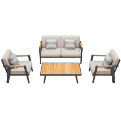 Lounge set (with cushions) HIGOLD EMOTI 697730 / ANTHRACITE