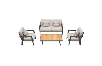 Lounge set (with cushions) HIGOLD EMOTI 697730 / ANTHRACITE