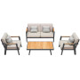 Lounge set (with cushions) HIGOLD EMOTI 697730 / ANTHRACITE