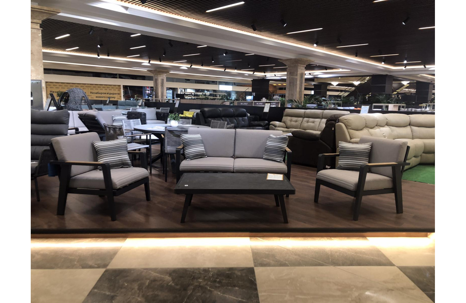 Lounge set (with cushions) HIGOLD EMOTI 697730 / ANTHRACITE