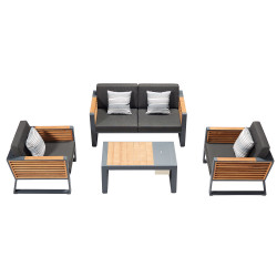Lounge set (with cushion) HIGOLD NEW YORK 204010 / BLACK