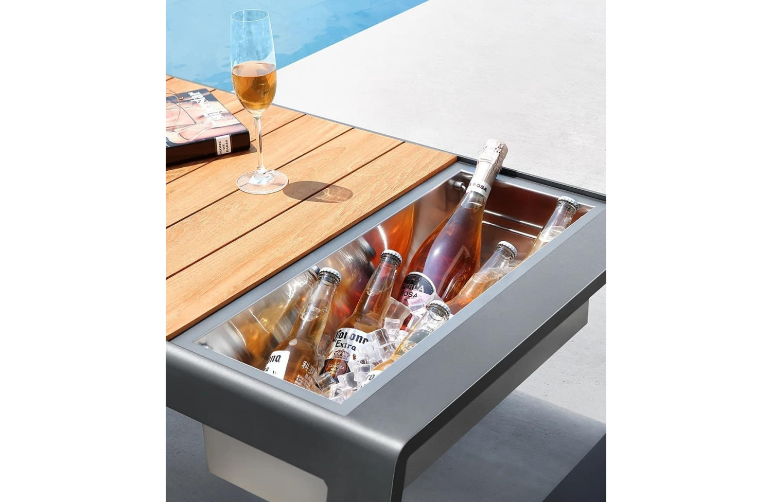 Zestaw wypoczynkowy dla 4 osób (z poduszkami) HIGOLD NEW YORK 204010 / BLACK