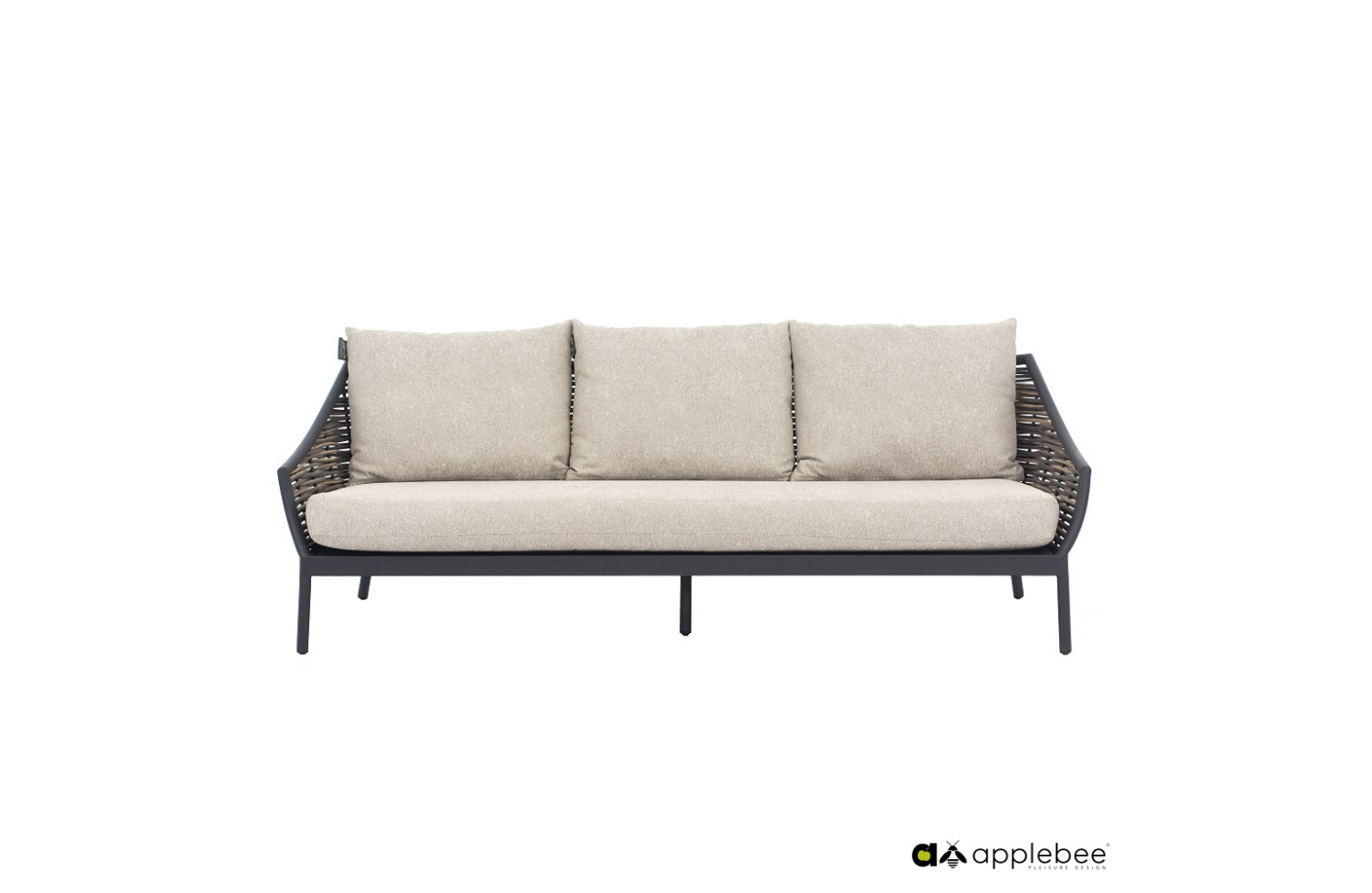 Комплект для відпочинку (з подушками) APPLE BEE MILOU BLACK 18101B1-LC (2 шт) / 18101B1-SF (1 шт) / 70001297 (1 шт) / 70001296 (1 шт)