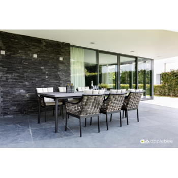 Обідній комплект (з подушками) APPLE BEE MILOU BLACK 70001347 (1 шт) / 70000034 (6 шт)