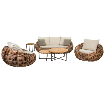 Комплект для відпочинку (з подушками) APPLE BEE COCOON BOUCLE 72000461 (1 шт) / 72000457 (2 шт) / 70001295 (1 шт) / 70001296 (1 шт) / 70001297 (1 шт)