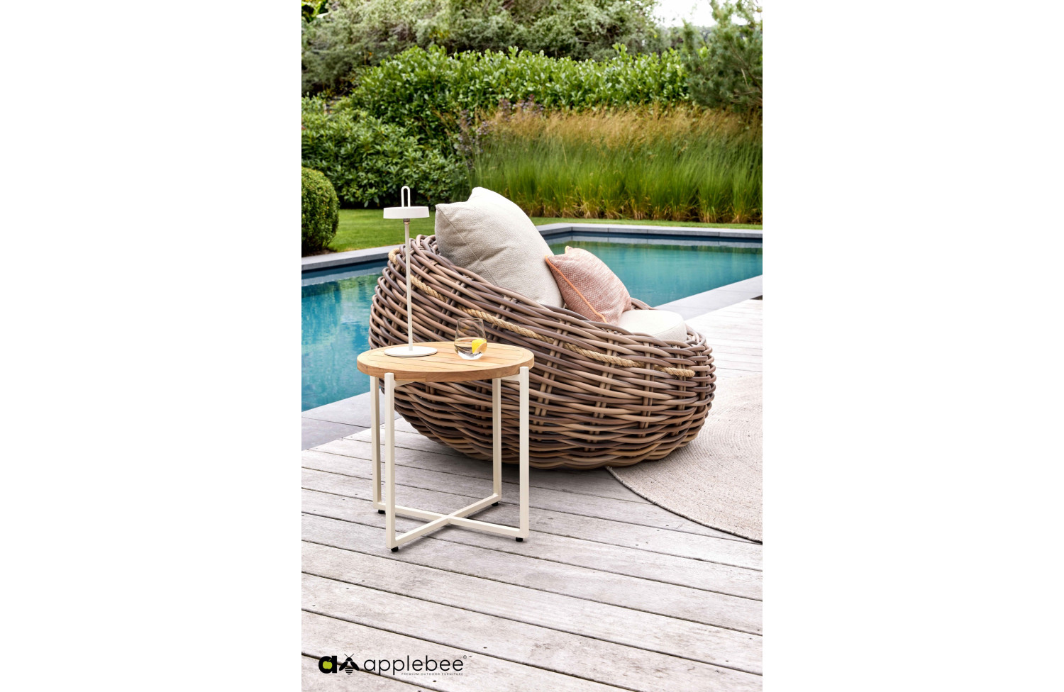 Комплект для відпочинку (з подушками) APPLE BEE COCOON BOUCLE 72000461 (1 шт) / 72000457 (2 шт) / 70001295 (1 шт) / 70001296 (1 шт) / 70001297 (1 шт)