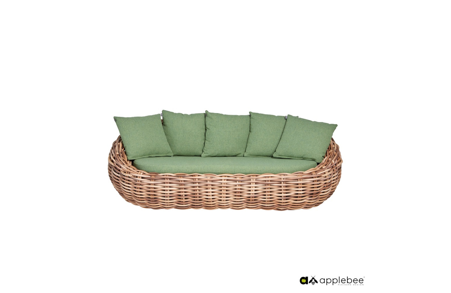 Zestaw wypoczynkowy dla 5 osób (z poduszkami) APPLE BEE COCOON 18011B1-SF (1 szt) / 18011B1-LC (2 szt) / 70001297 (1 szt) /70001296 (1 szt) / 70001295 (1 szt)