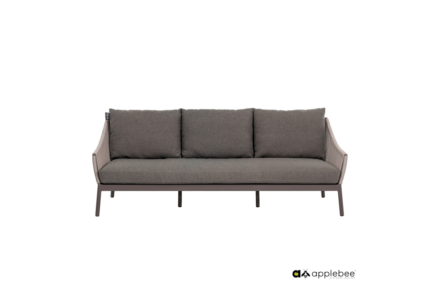 Zestaw wypoczynkowy dla 5 osób (z poduszkami) APPLE BEE BIJOU 70001569 (1 szt) / 70001567 (2 szt) / 70001628 (1 szt) / 70001629 (1 szt) /TAUPE/GREY