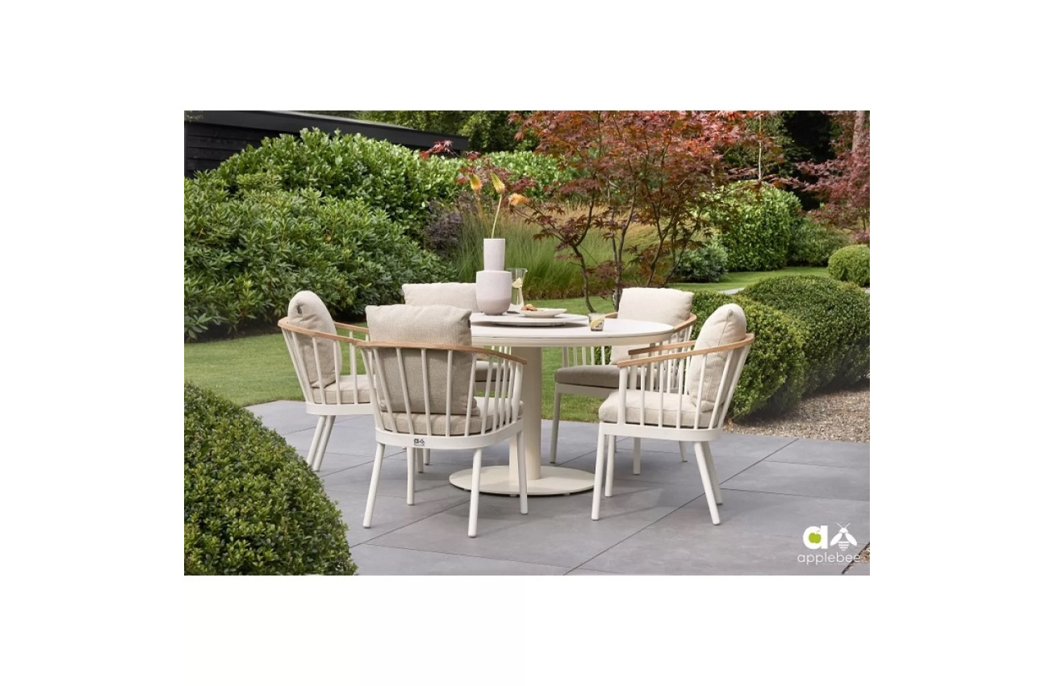 Обідній комплект (з подушками) APPLE BEE MELVILLE & CONDOR 72000333 (1 шт) / 72000334 (1 шт) / 72000335 (1 шт) / 72000336 (1 шт) / 72000408 (4 шт)