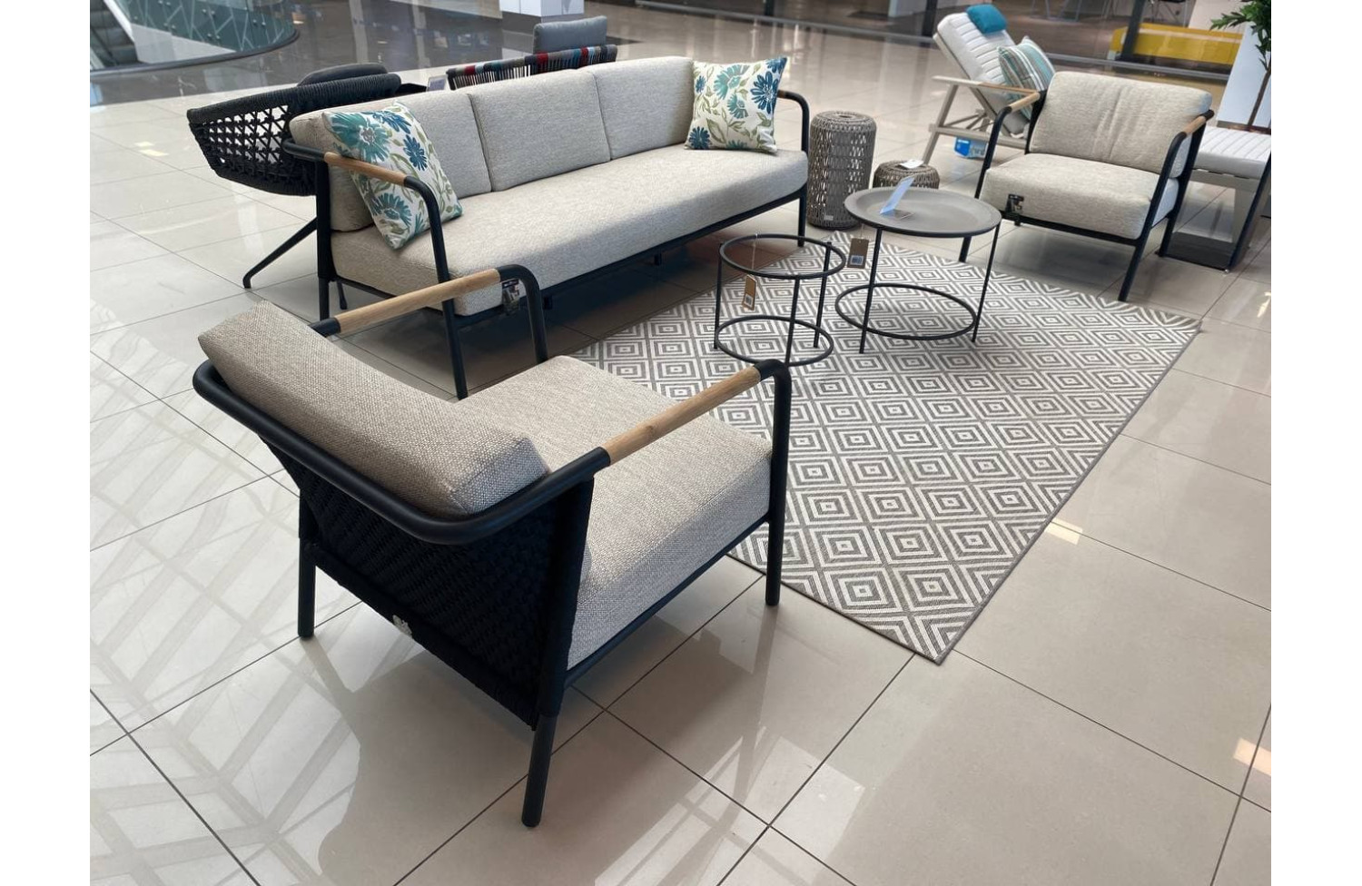 Lounge set (with cushions) APPLE BEE ELLE 70001209 (1 pc) / 70001207 (2 pcs) / 70001183 (1 set)