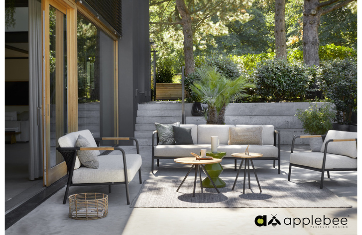 Lounge set (with cushions) APPLE BEE ELLE 70001209 (1 pc) / 70001207 (2 pcs) / 70001183 (1 set)