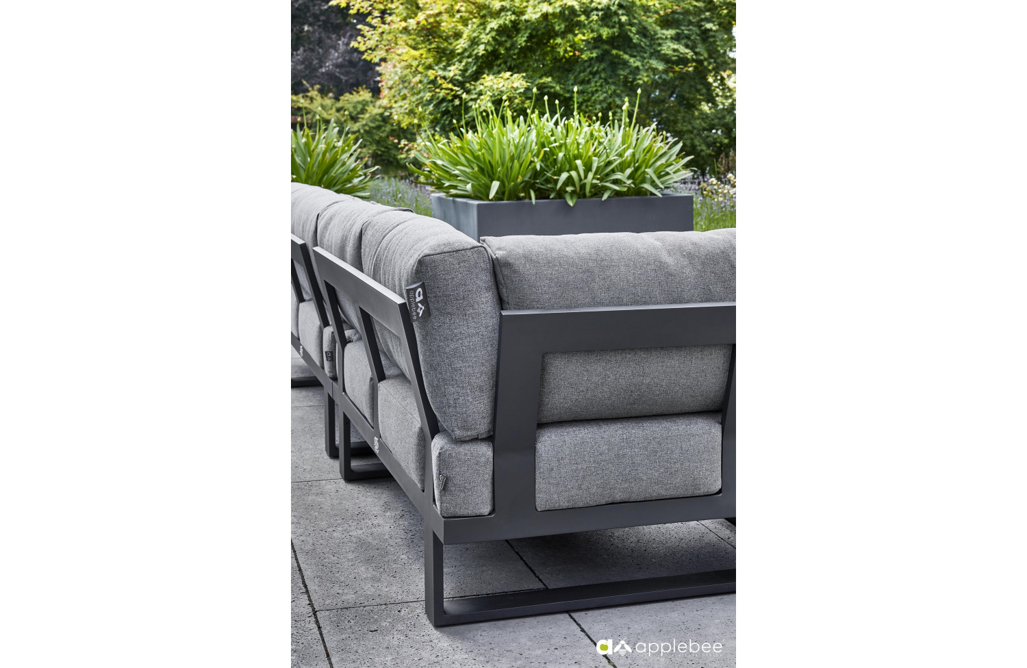 Coner set RIGHT (with cushions) APPLE BEE MURA 70001466 / 70001467 / 70001469 / 70001470