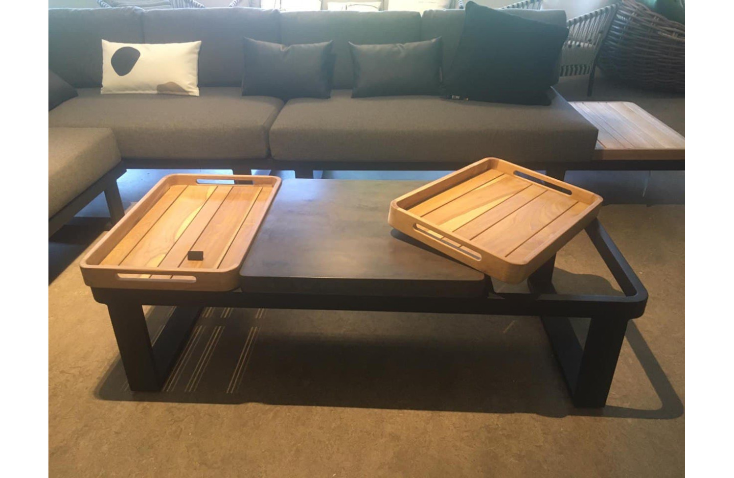 Coner set RIGHT (with cushions) APPLE BEE MURA 70001466 / 70001467 / 70001469 / 70001470