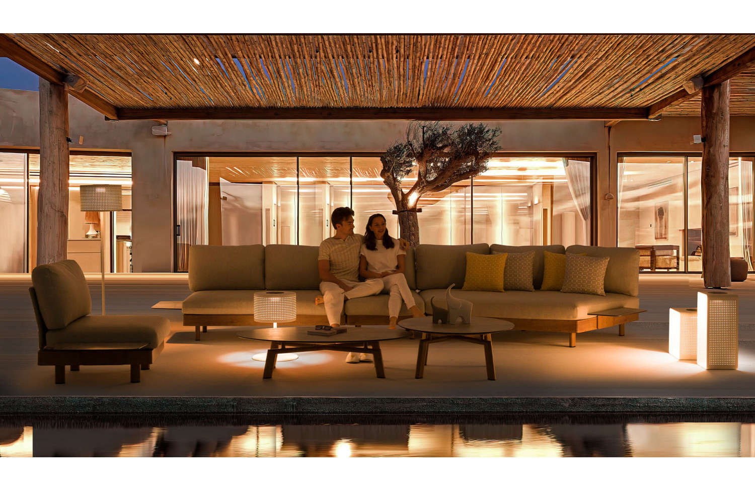 Вулична Лампа Cолярна зарядна (USB) COUTURE JARDIN HILO 92414752