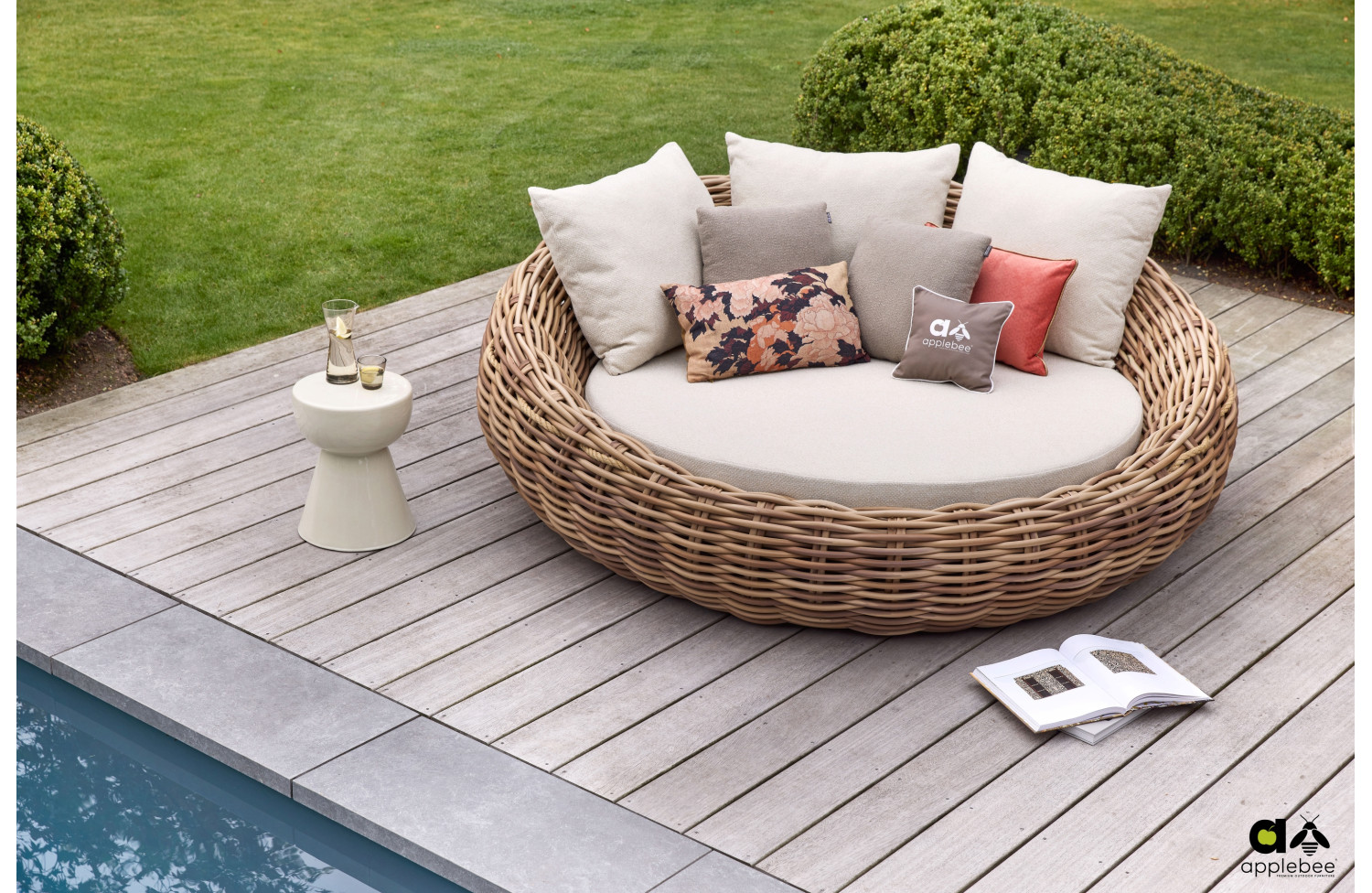 Sofa-Bed (with cushions) APPLE BEE COCOON 72000456 BEIGE