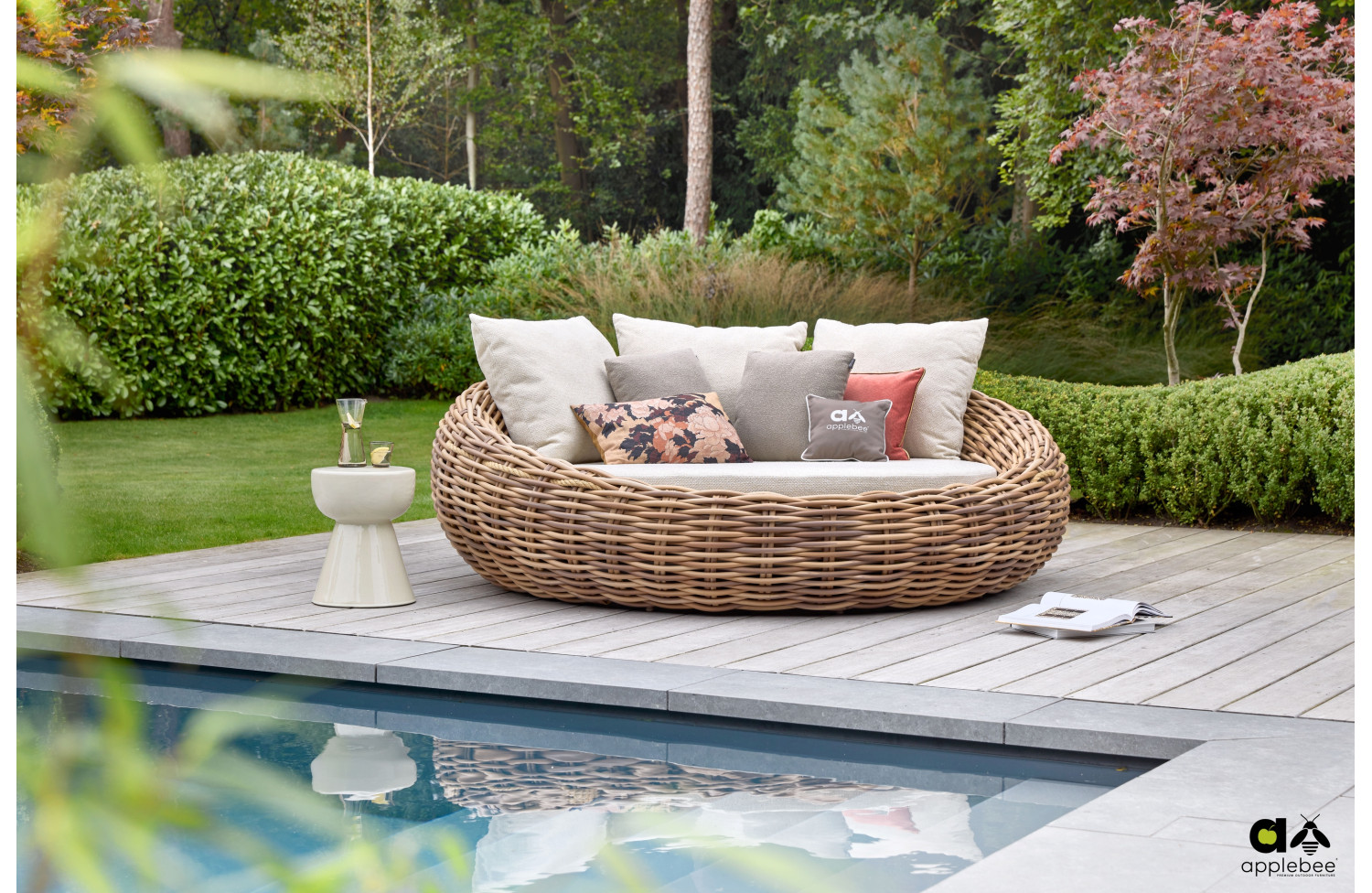 Sofa-Bed (with cushions) APPLE BEE COCOON 72000456 BEIGE