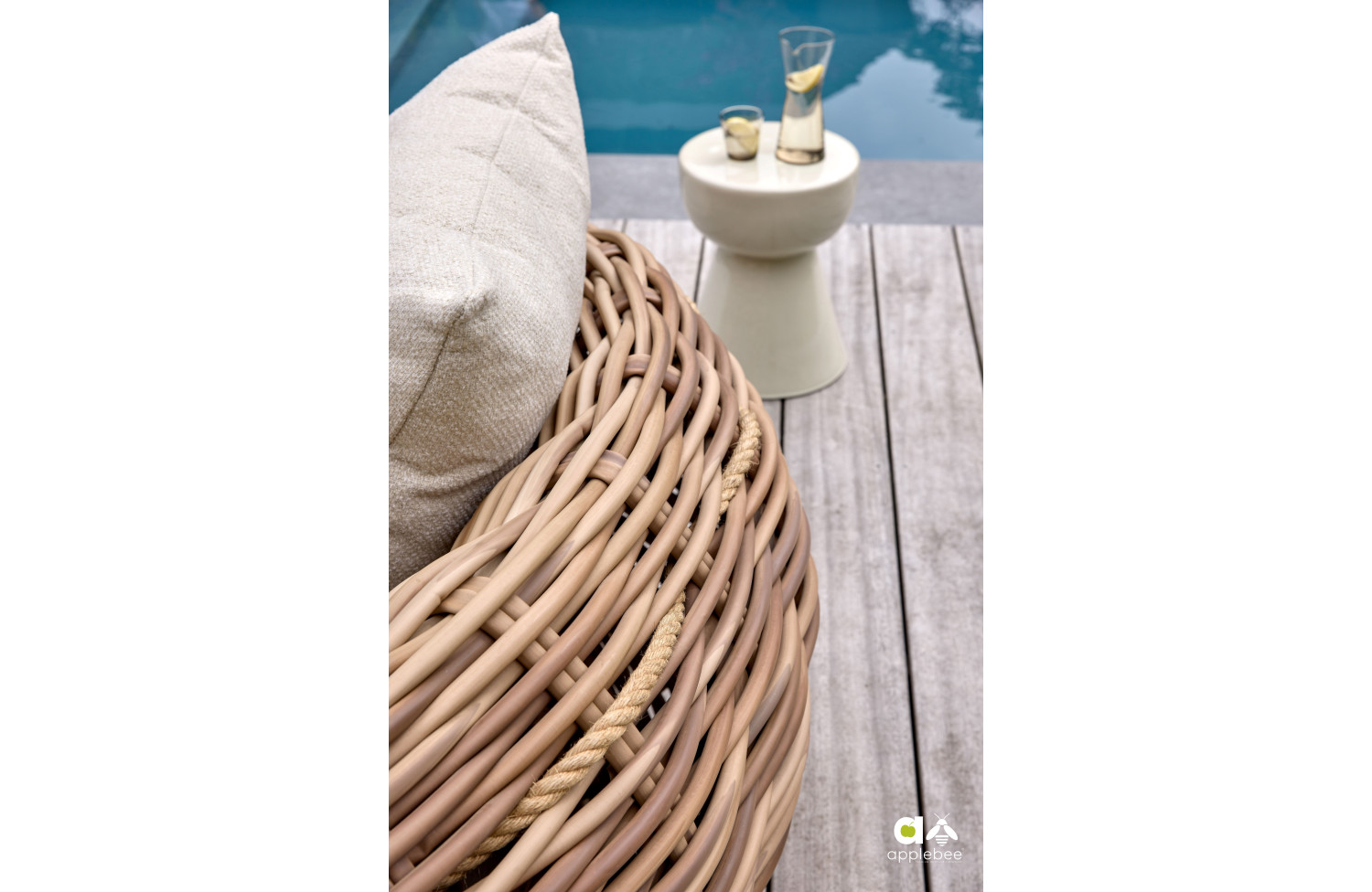 Sofa-Bed (with cushions) APPLE BEE COCOON 72000456 BEIGE