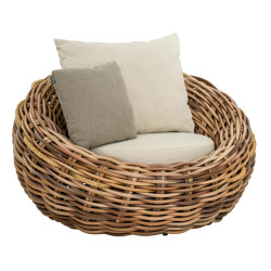 Fotel (z poduszkami) APPLE BEE COCOON 72000457 BEIGE