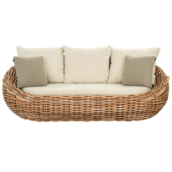 Sofa 3-osobowa (z poduszkami) APPLE BEE COCOON 72000461 BEIGE