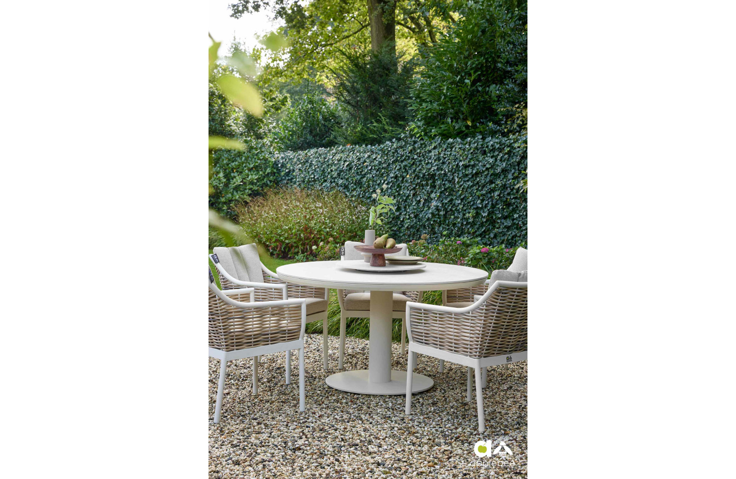 Dining Table d.140 APPLE BEE MELVILLE 72000333 72000334 72000335 / OYSTER