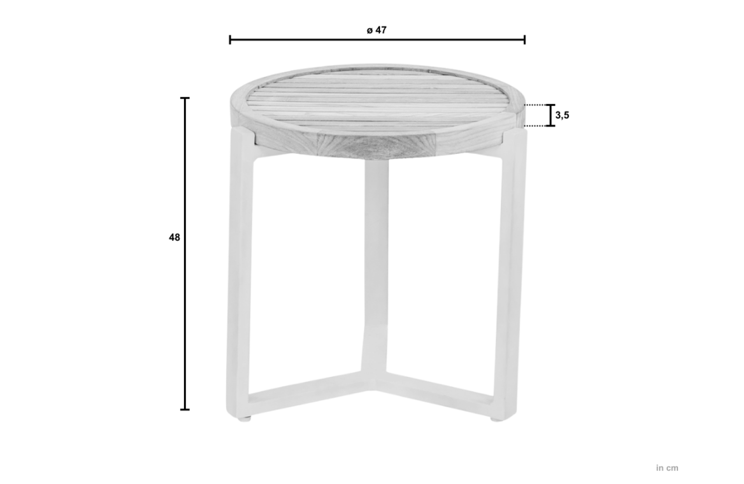 Coffee Table 45 APPLE BEE MONACO 72000678 / OYSTER