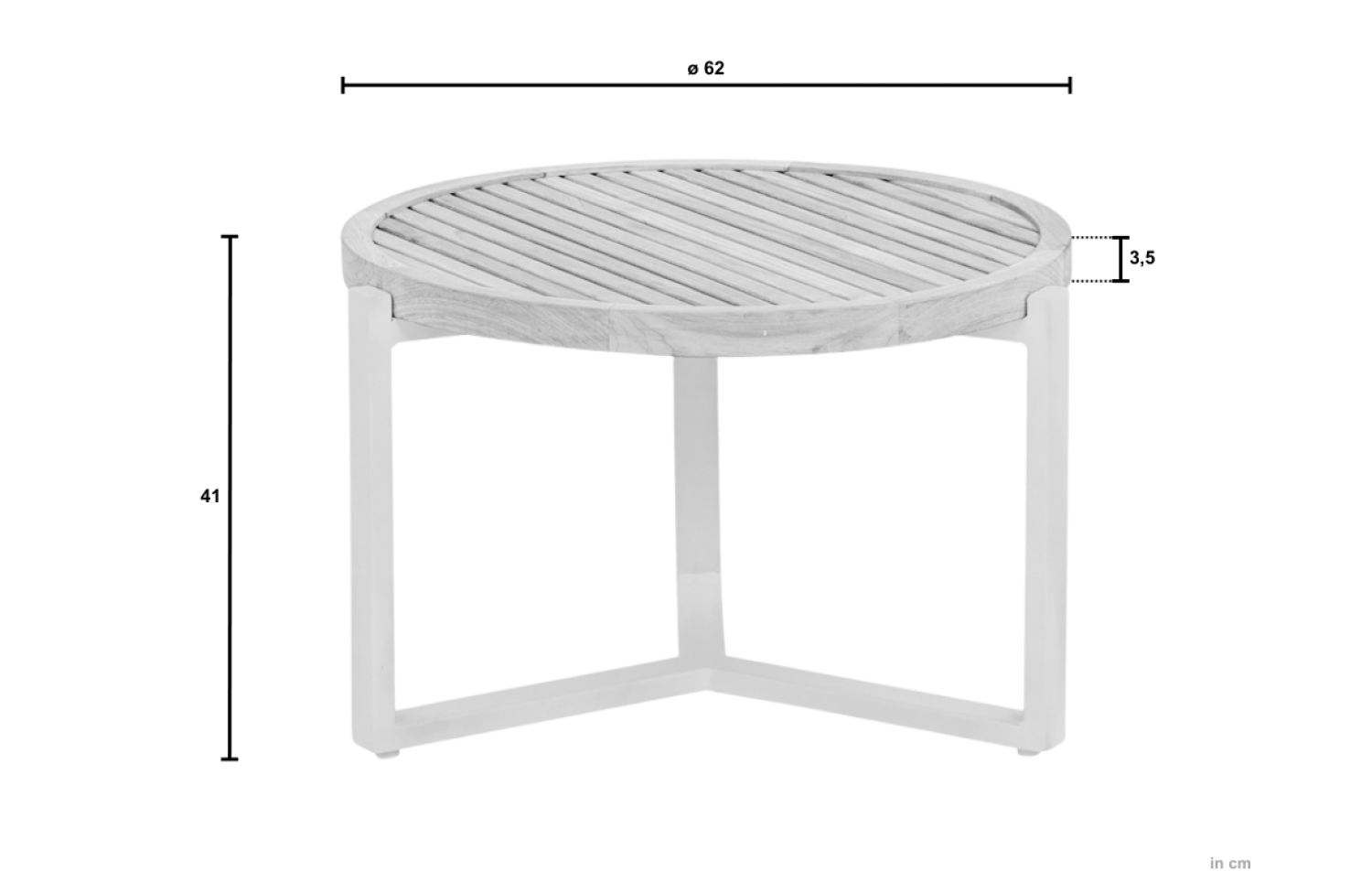 Kawowy Stolik 60 APPLE BEE MONACO 72000644 / BLACK