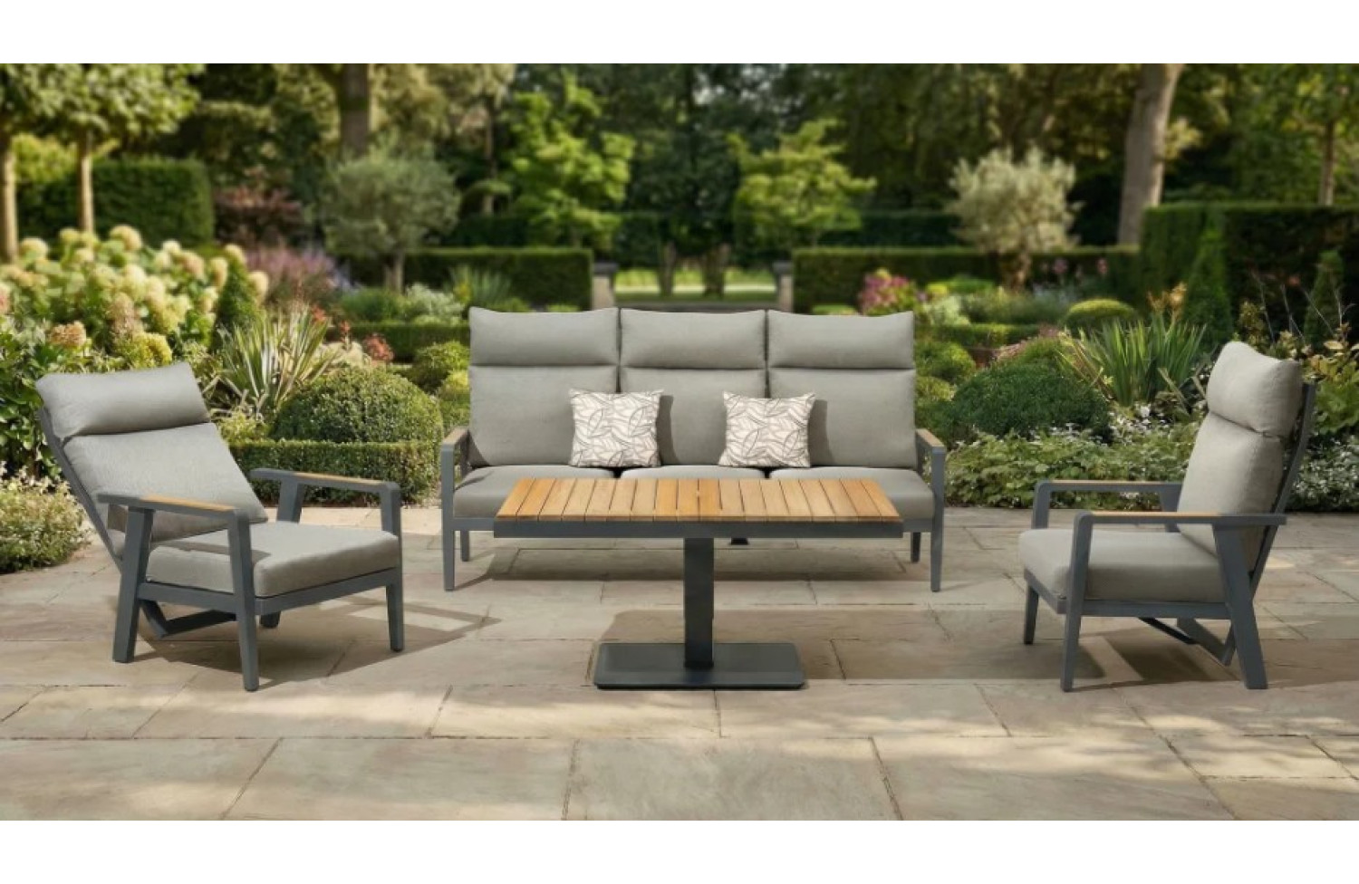 3-SEATER SOFA with adjustable back (with cushions) HIGOLD EMOTI 2.0 69772204 / ANTHRACITE