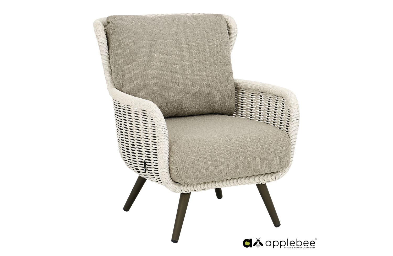 Lounge Armchair (with cushions) APPLE BEE KEY LARGO 72000636 / BRONZE