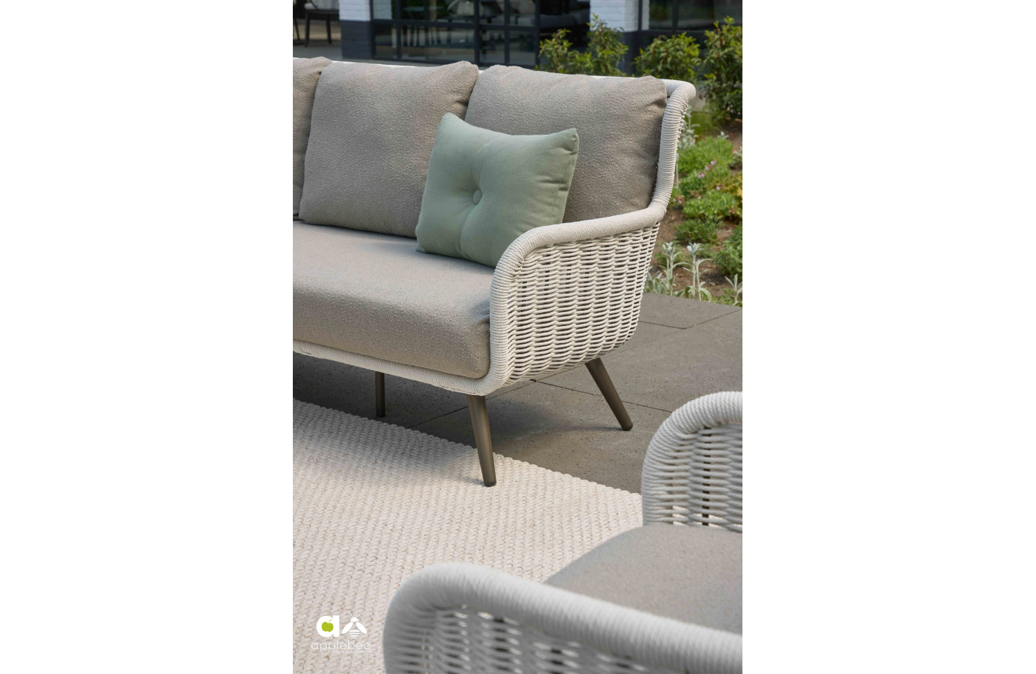 Lounge Armchair (with cushions) APPLE BEE KEY LARGO 72000636 / BRONZE