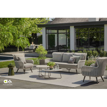 Lounge Armchair (with cushions) APPLE BEE KEY LARGO 72000636 / BRONZE