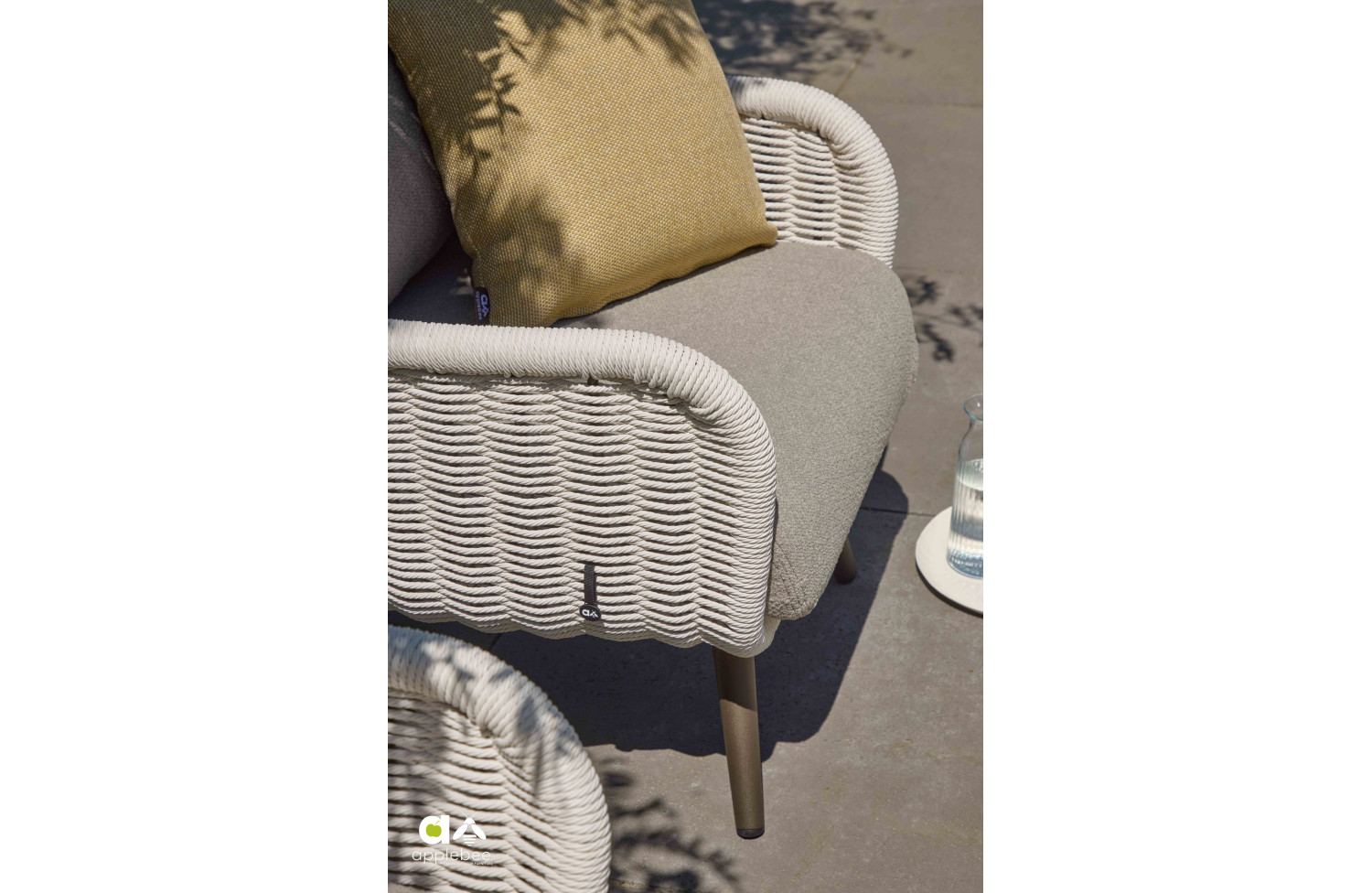 Lounge Armchair (with cushions) APPLE BEE KEY LARGO 72000636 / BRONZE