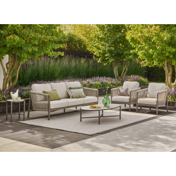 Lounge Armchair (with cushions) APPLE BEE BORA BORA 72000226 / TAUPE / GREY