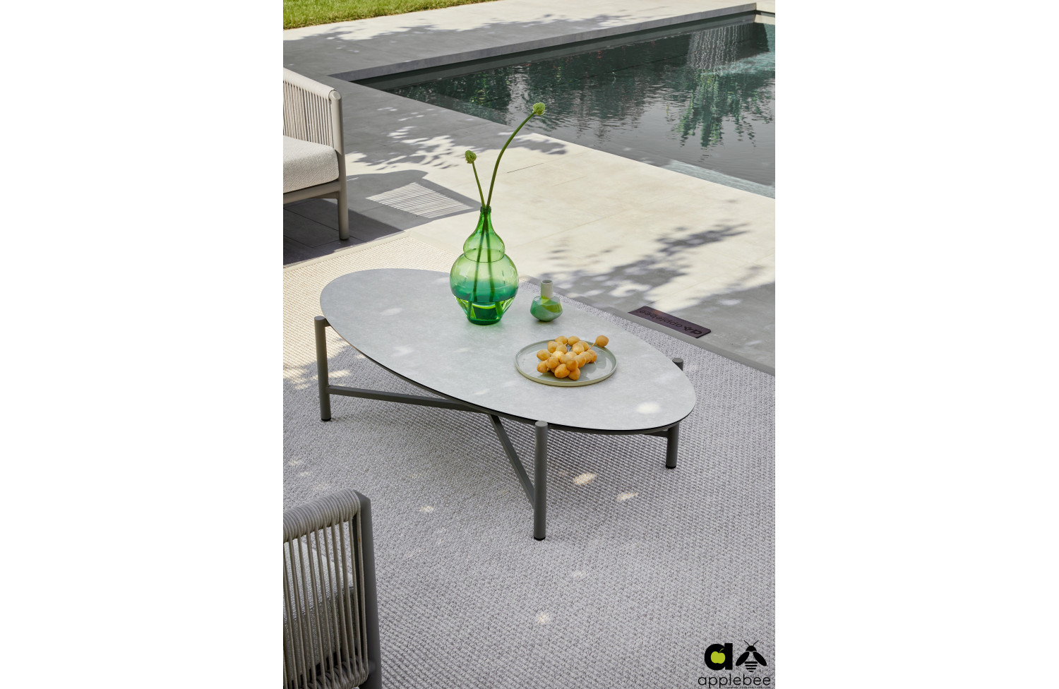 Coffee Table 130 APPLE BEE BORA BORA 72000547 / TAUPE / GREY