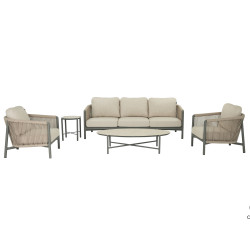 Lounge set (with cushions) APPLE BEE BORA BORA 72000226(2 pcs) 72000227 (1 pc) / 72000547 (1 pc) / 72000548 (1 pc) / TAUPE/GREY